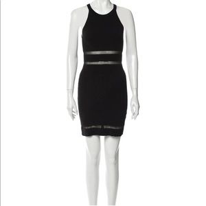 Black Parker Crew Neck Mini Dress